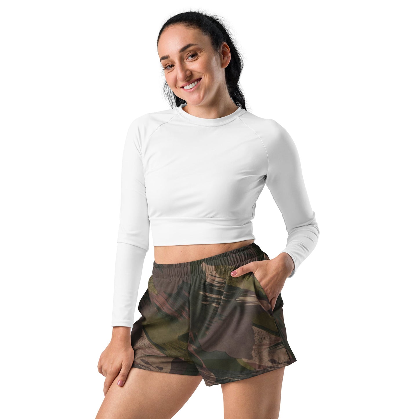 South Vietnamese DPM ARVN Airborne Brushstroke CAMO Unisex Athletic Shorts