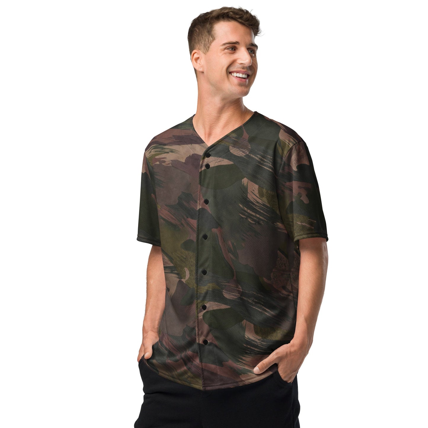 South Vietnamese DPM ARVN Airborne Brushstroke CAMO Unisex Baseball Jersey
