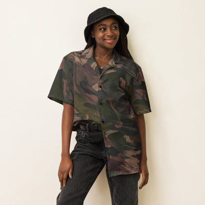 South Vietnamese DPM ARVN Airborne Brushstroke CAMO Unisex Short-Sleeve Button Shirt