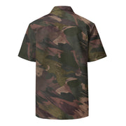Brushstroke ARVN Airborne CAMO Unisex Short-Sleeve Button Shirt - Button-Up