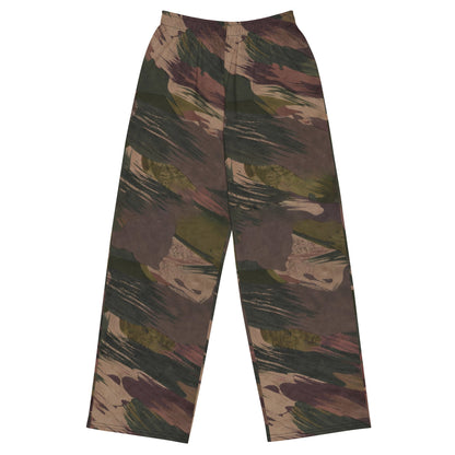 South Vietnamese DPM ARVN Airborne Brushstroke CAMO Unisex Wide-Leg Leisure Pants - 2XS