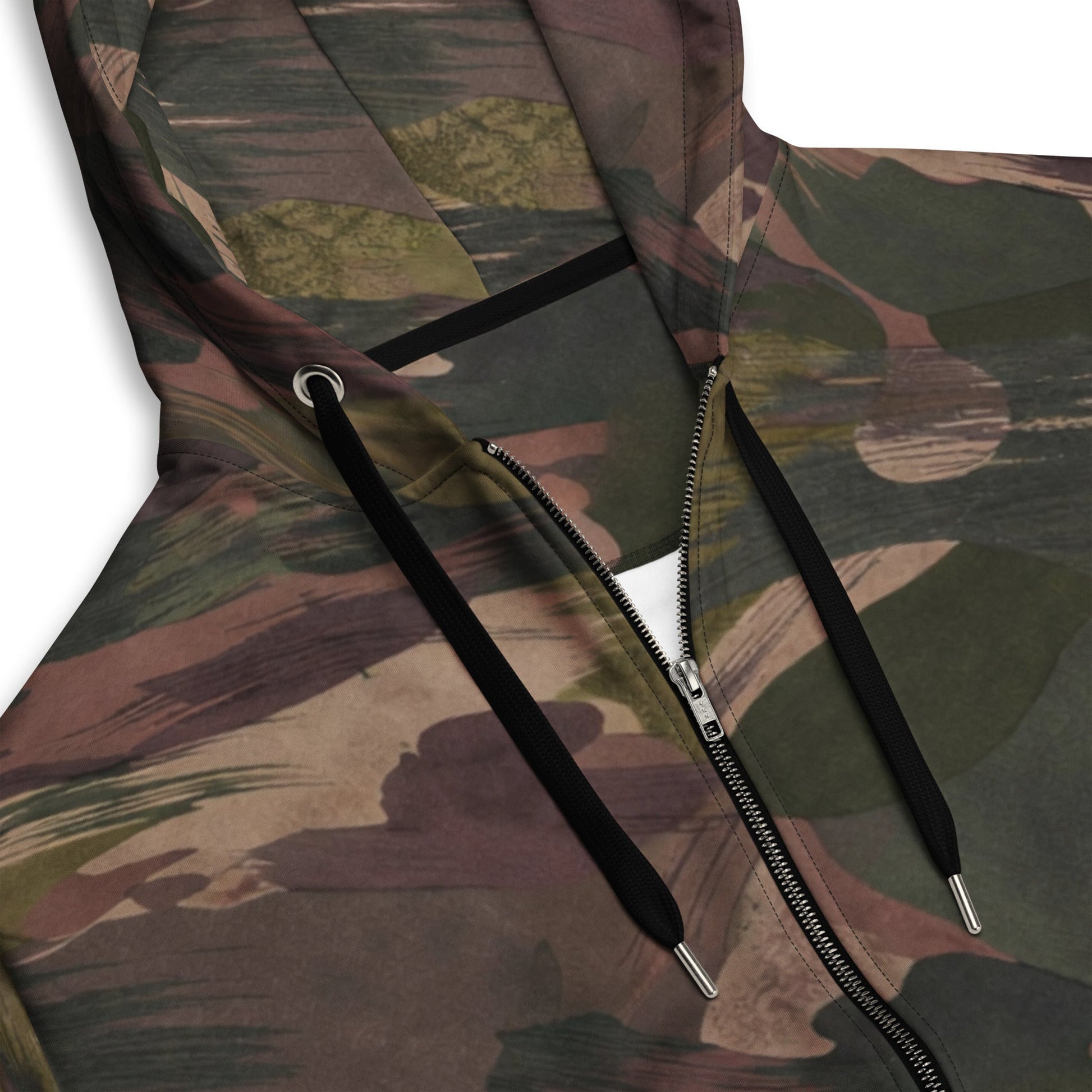 South Vietnamese DPM ARVN Airborne Brushstroke CAMO Unisex Zip Hoodie