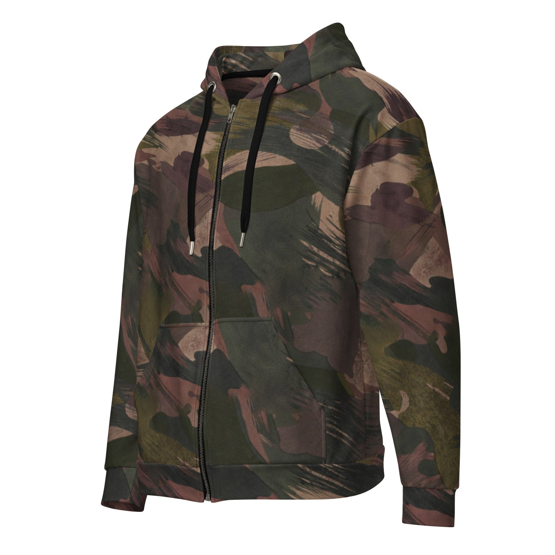 South Vietnamese DPM ARVN Airborne Brushstroke CAMO Unisex Zip Hoodie