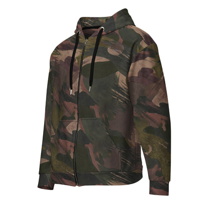 South Vietnamese DPM ARVN Airborne Brushstroke CAMO Unisex Zip Hoodie
