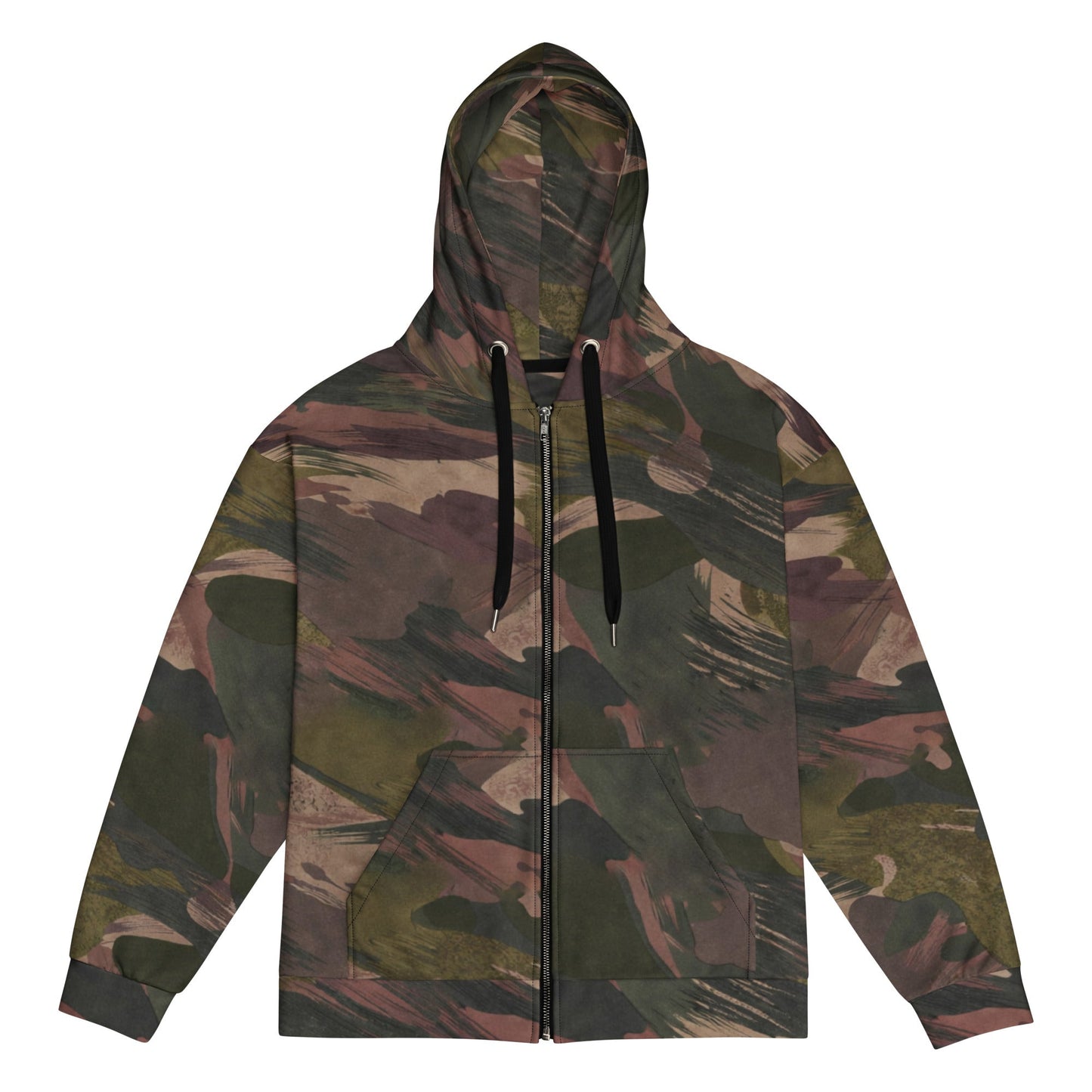 South Vietnamese DPM ARVN Airborne Brushstroke CAMO Unisex Zip Hoodie - 2XS