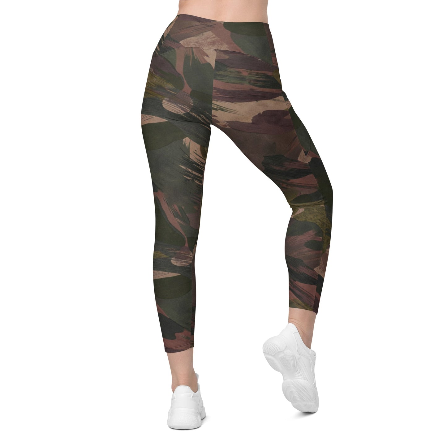South Vietnamese DPM ARVN Airborne Brushstroke CAMO Womens Leggings with Pockets