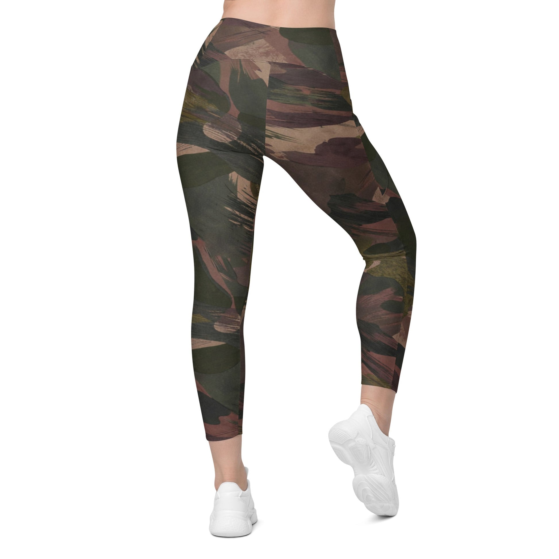 South Vietnamese DPM ARVN Airborne Brushstroke CAMO Womens Leggings with Pockets