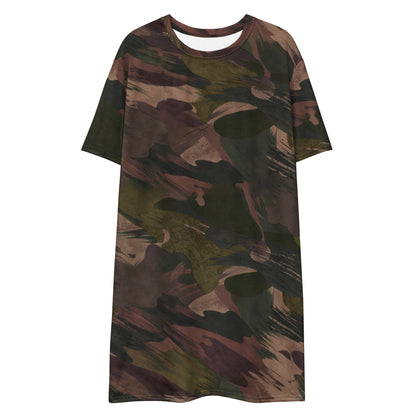 South Vietnamese DPM ARVN Airborne Brushstroke CAMO Womens T-Shirt Dress