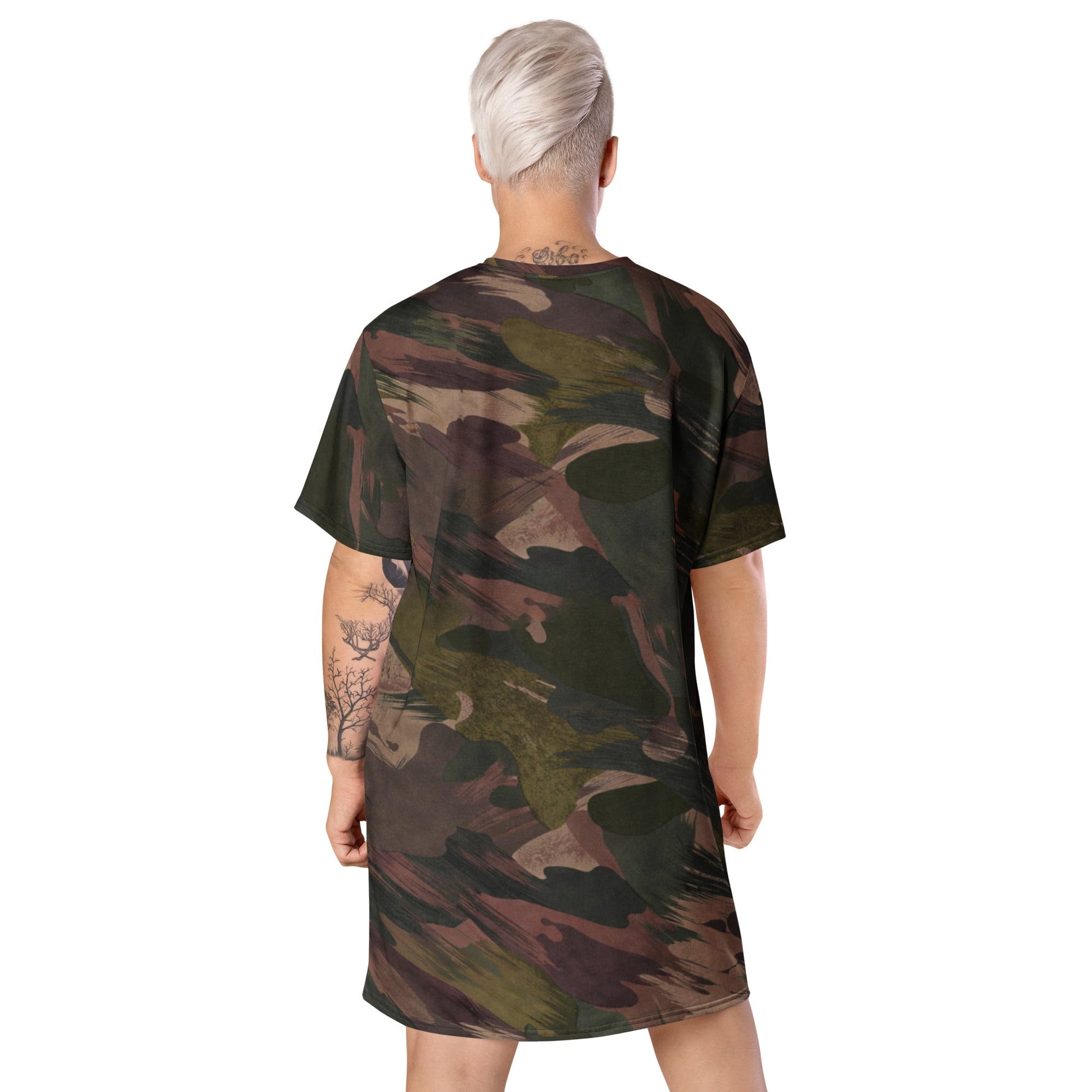 South Vietnamese DPM ARVN Airborne Brushstroke CAMO Womens T-Shirt Dress