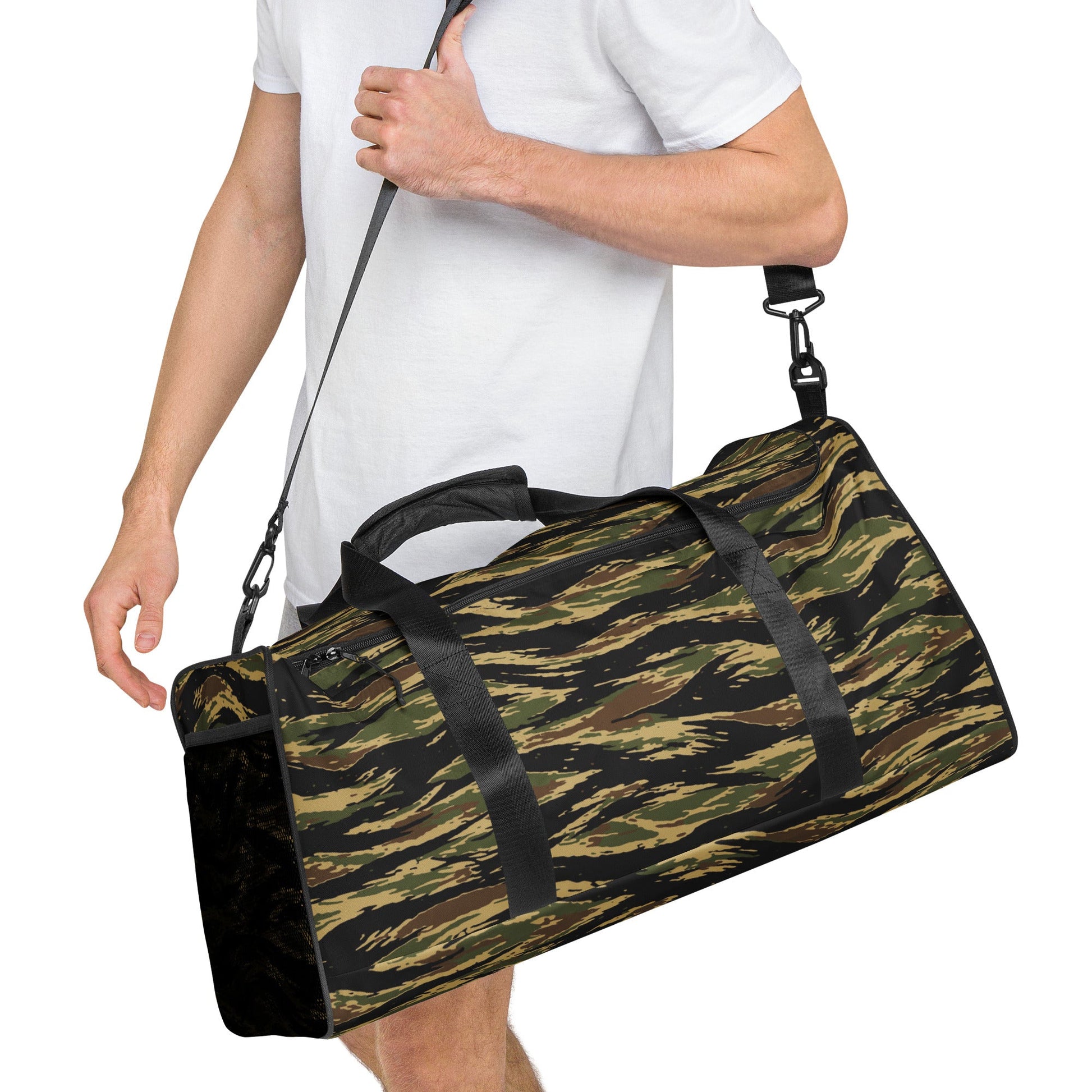 South Vietnamese Early War Tiger Stripe CAMO Duffle Bag