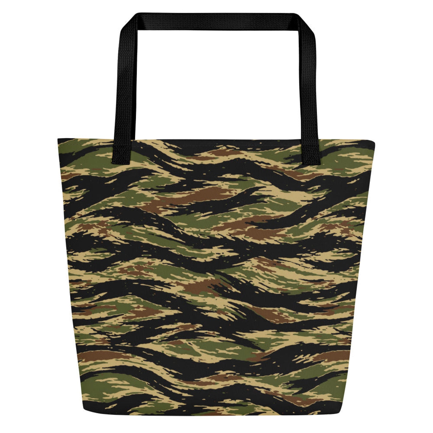 South Vietnamese Early War Tiger Stripe CAMO Large Tote Bag