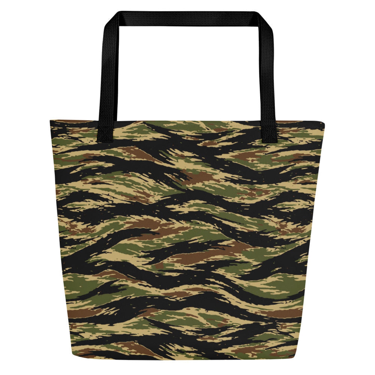 South Vietnamese Early War Tiger Stripe CAMO Large Tote Bag