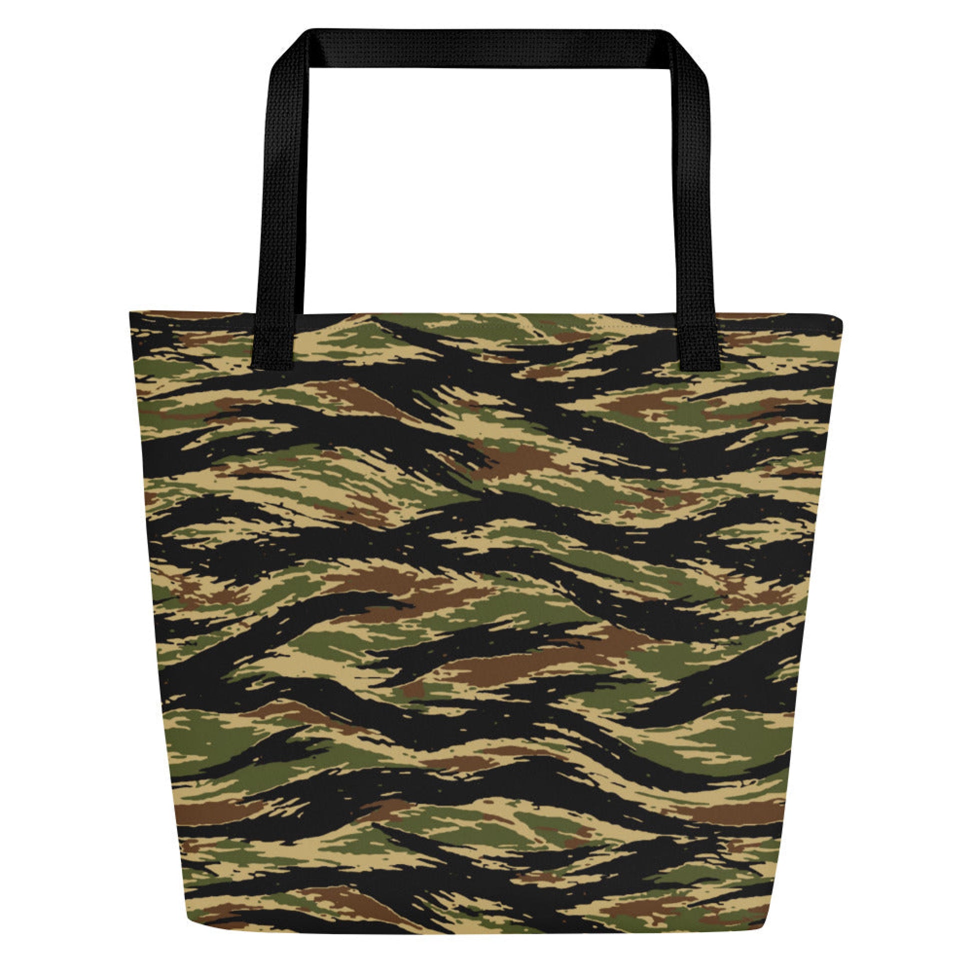 South Vietnamese Early War Tiger Stripe CAMO Large Tote Bag