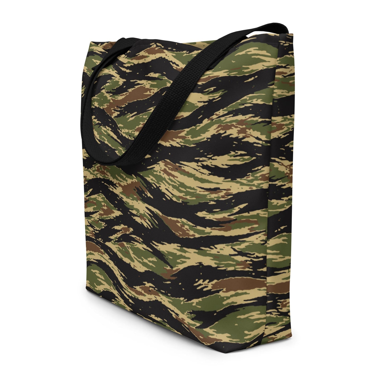 South Vietnamese Early War Tiger Stripe CAMO Large Tote Bag