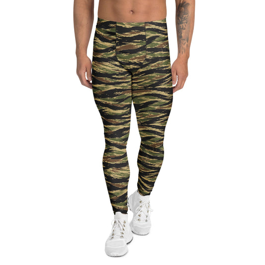South Vietnamese Early War Tiger Stripe CAMO Mens Leggings - XS