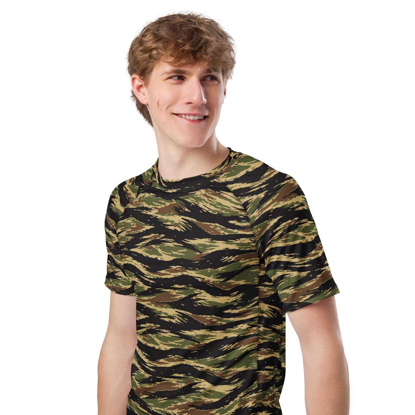 South Vietnamese Early War Tiger Stripe CAMO men’s rash guard