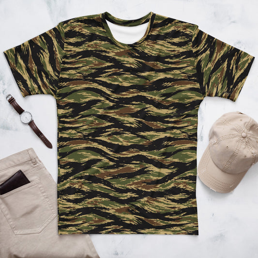 South Vietnamese Early War Tiger Stripe CAMO Mens T-Shirt - XS