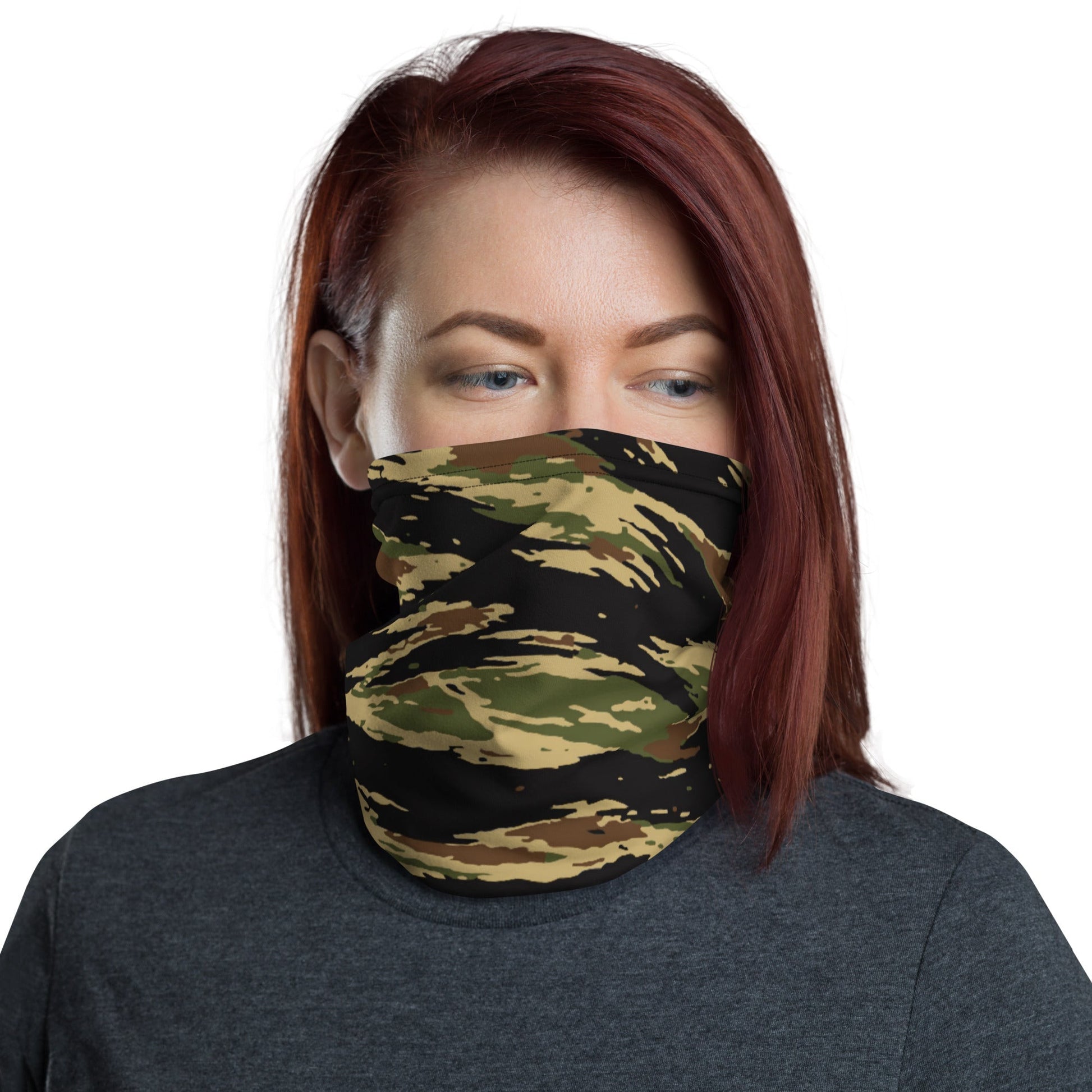 South Vietnamese Early War Tiger Stripe CAMO Neck Gaiter - Gaiters