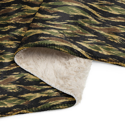 South Vietnamese Early War Tiger Stripe CAMO Sherpa Blanket