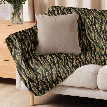 South Vietnamese Early War Tiger Stripe CAMO Sherpa Blanket