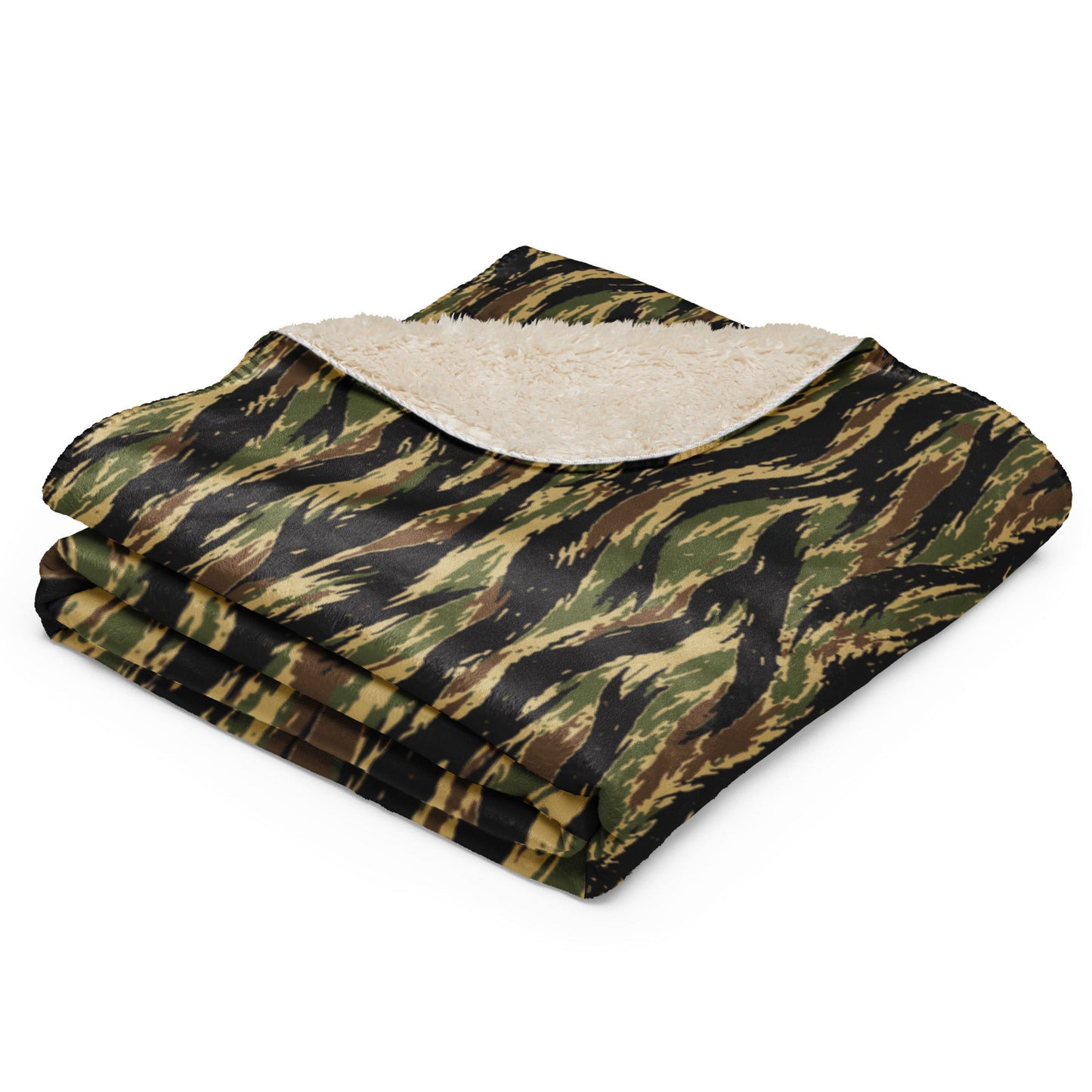 South Vietnamese Early War Tiger Stripe CAMO Sherpa Blanket