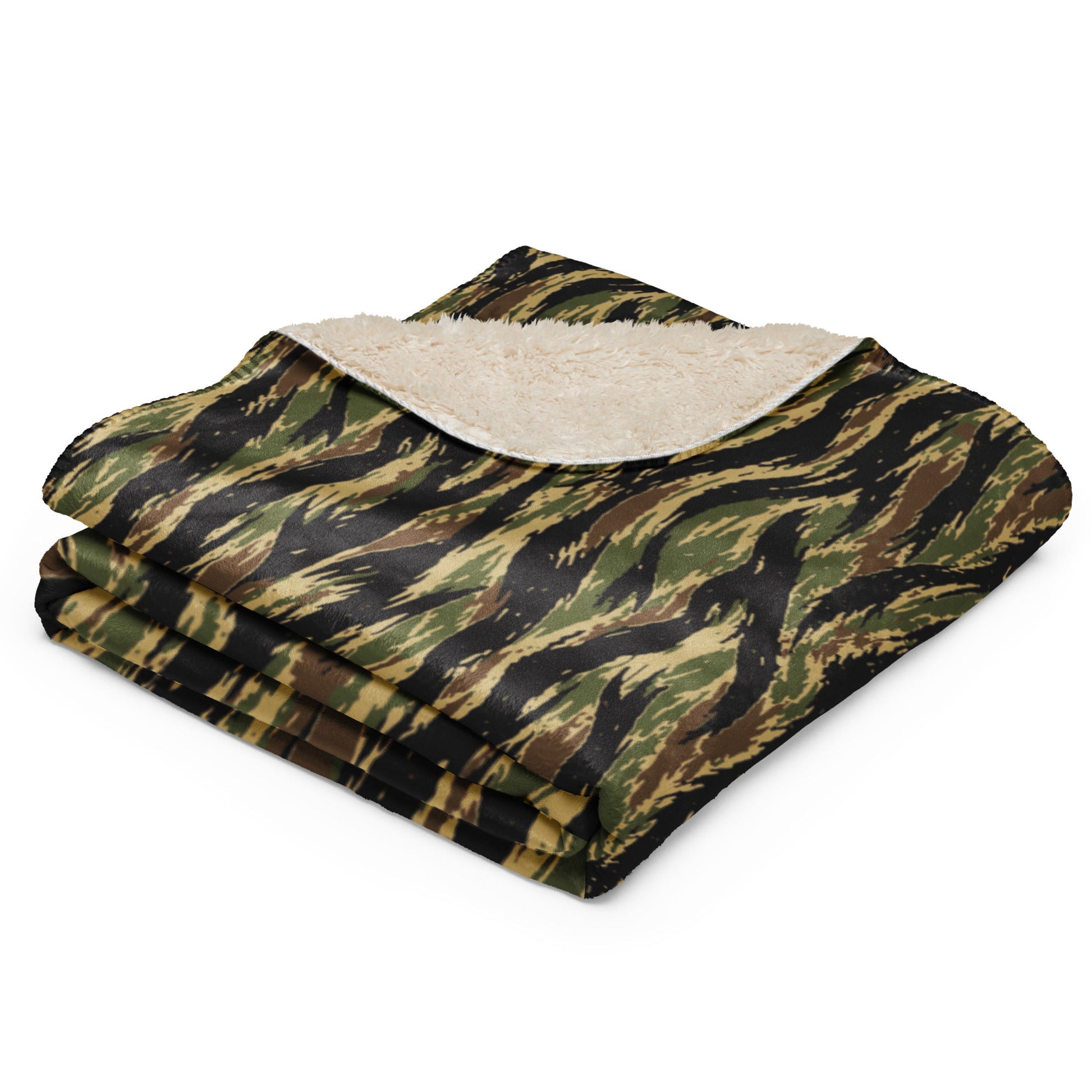 South Vietnamese Early War Tiger Stripe CAMO Sherpa Blanket