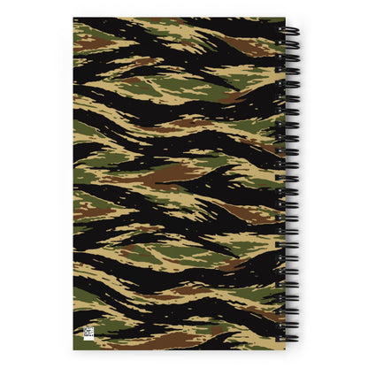 South Vietnamese Early War Tiger Stripe CAMO Spiral Notebook