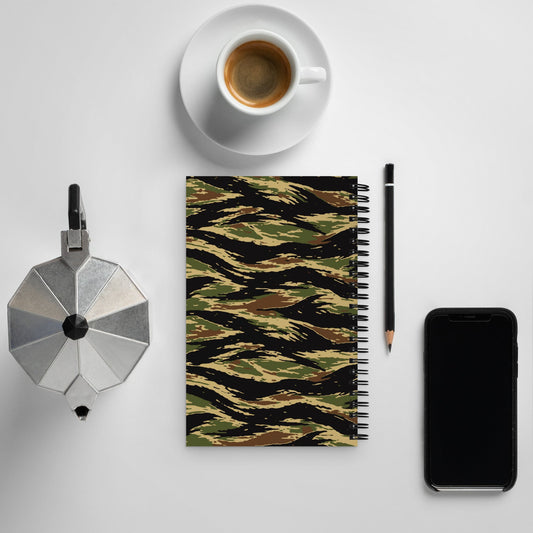 South Vietnamese Early War Tiger Stripe CAMO Spiral Notebook