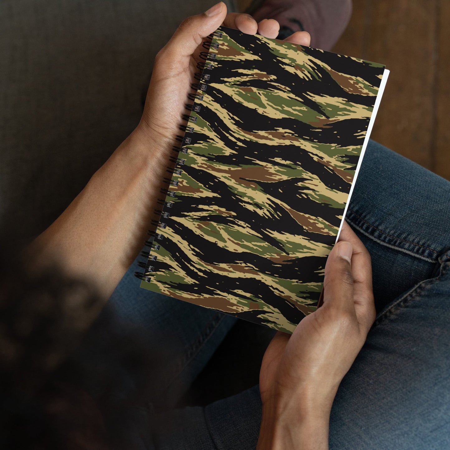South Vietnamese Early War Tiger Stripe CAMO Spiral Notebook