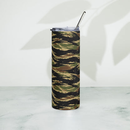 South Vietnamese Early War Tiger Stripe CAMO Stainless Steel Tumbler