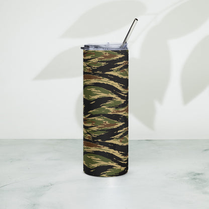 South Vietnamese Early War Tiger Stripe CAMO Stainless Steel Tumbler