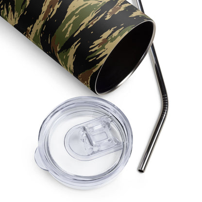 South Vietnamese Early War Tiger Stripe CAMO Stainless Steel Tumbler