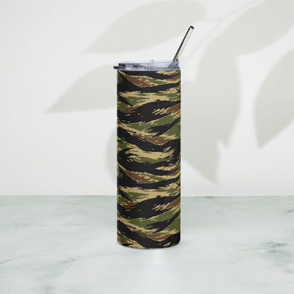 South Vietnamese Early War Tiger Stripe CAMO Stainless Steel Tumbler