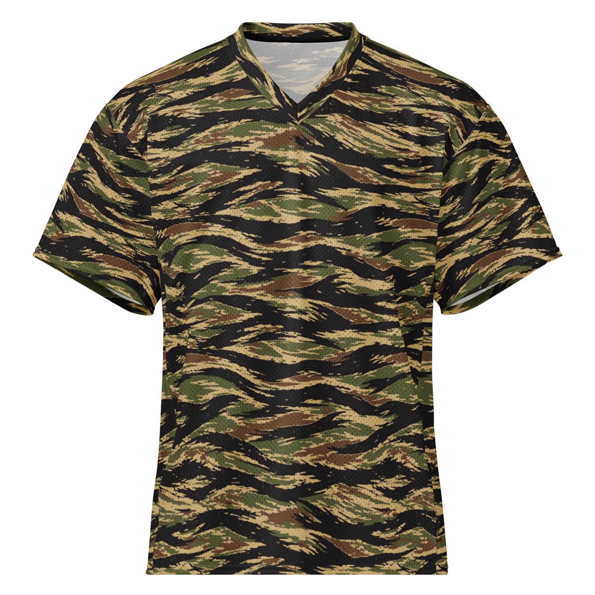 South Vietnamese Early War Tiger Stripe CAMO Unisex American Football Jersey - 2XS