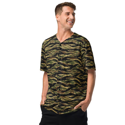 South Vietnamese Early War Tiger Stripe CAMO Unisex Baseball Jersey