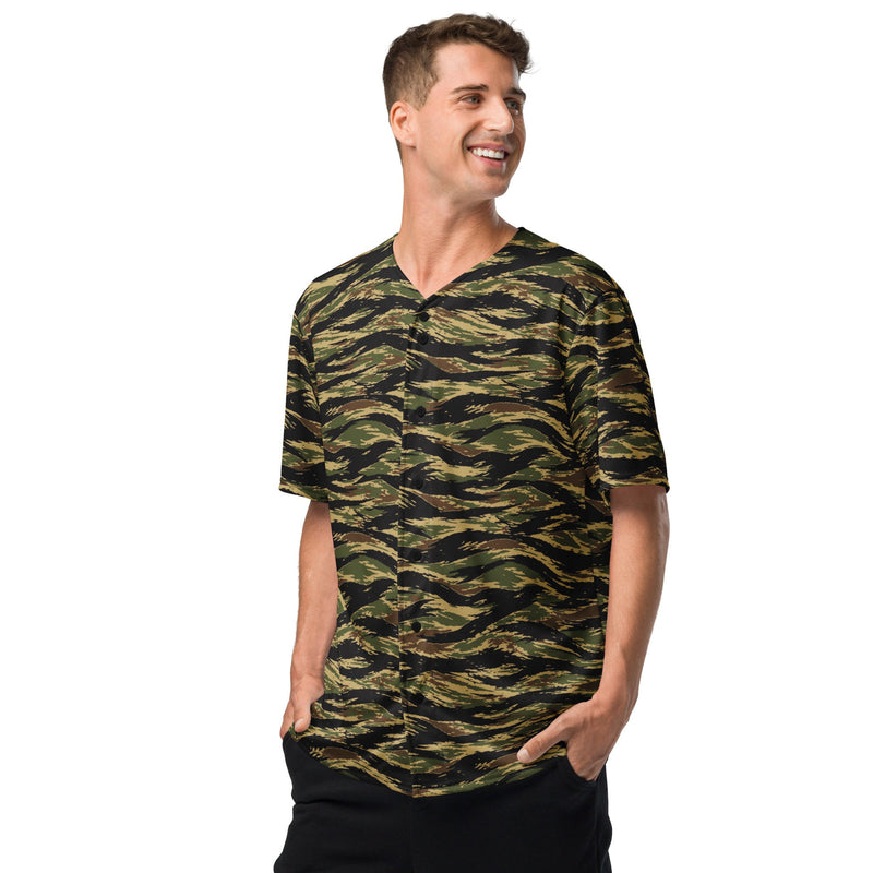 Tiger Stripe Early War CAMO Unisex Baseball Jersey