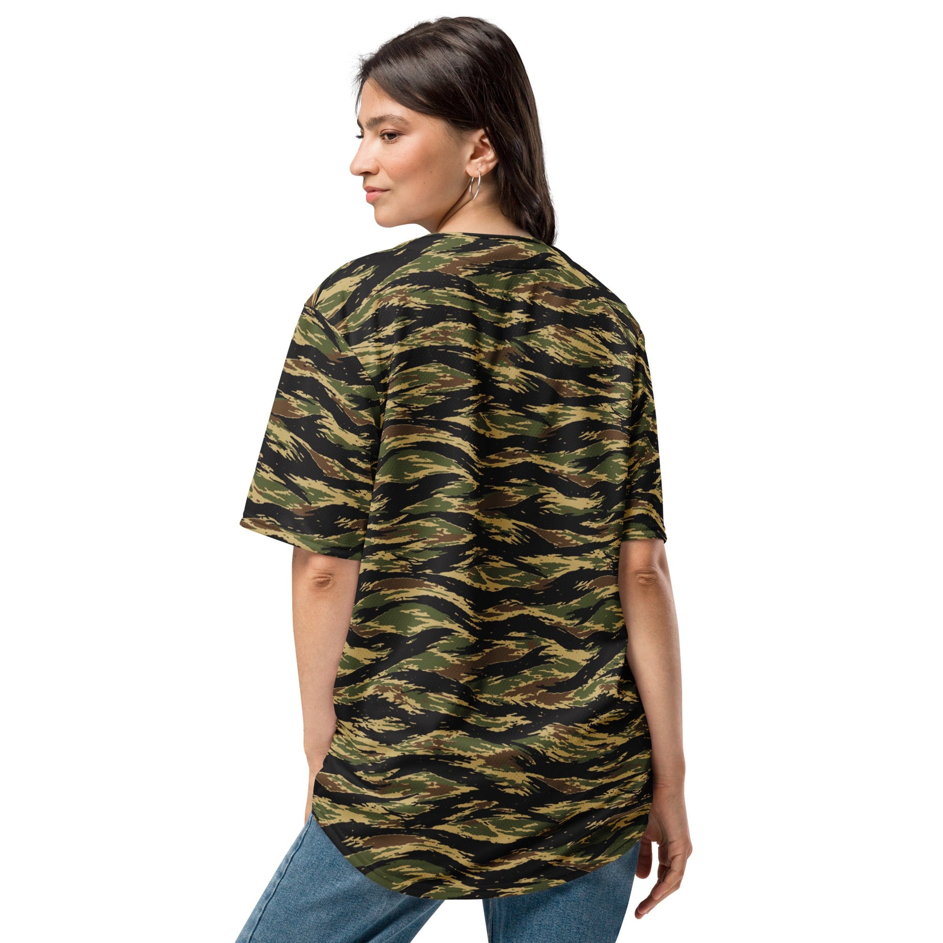 South Vietnamese Early War Tiger Stripe CAMO Unisex Baseball Jersey