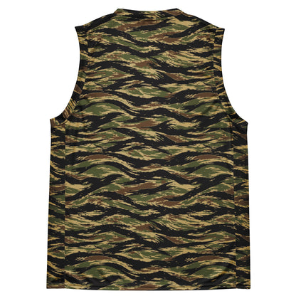South Vietnamese Early War Tiger Stripe CAMO Unisex Basketball Jersey