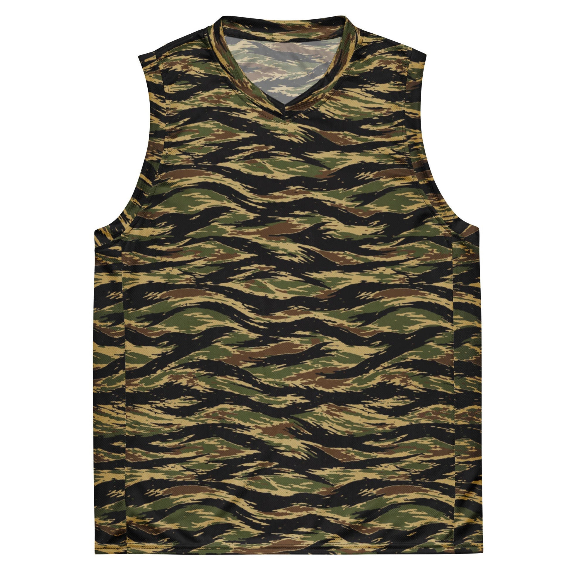 South Vietnamese Early War Tiger Stripe CAMO Unisex Basketball Jersey