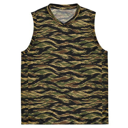South Vietnamese Early War Tiger Stripe CAMO Unisex Basketball Jersey