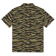 Tiger Stripe Early War CAMO Unisex Short-Sleeve Button Shirt - Button-Up