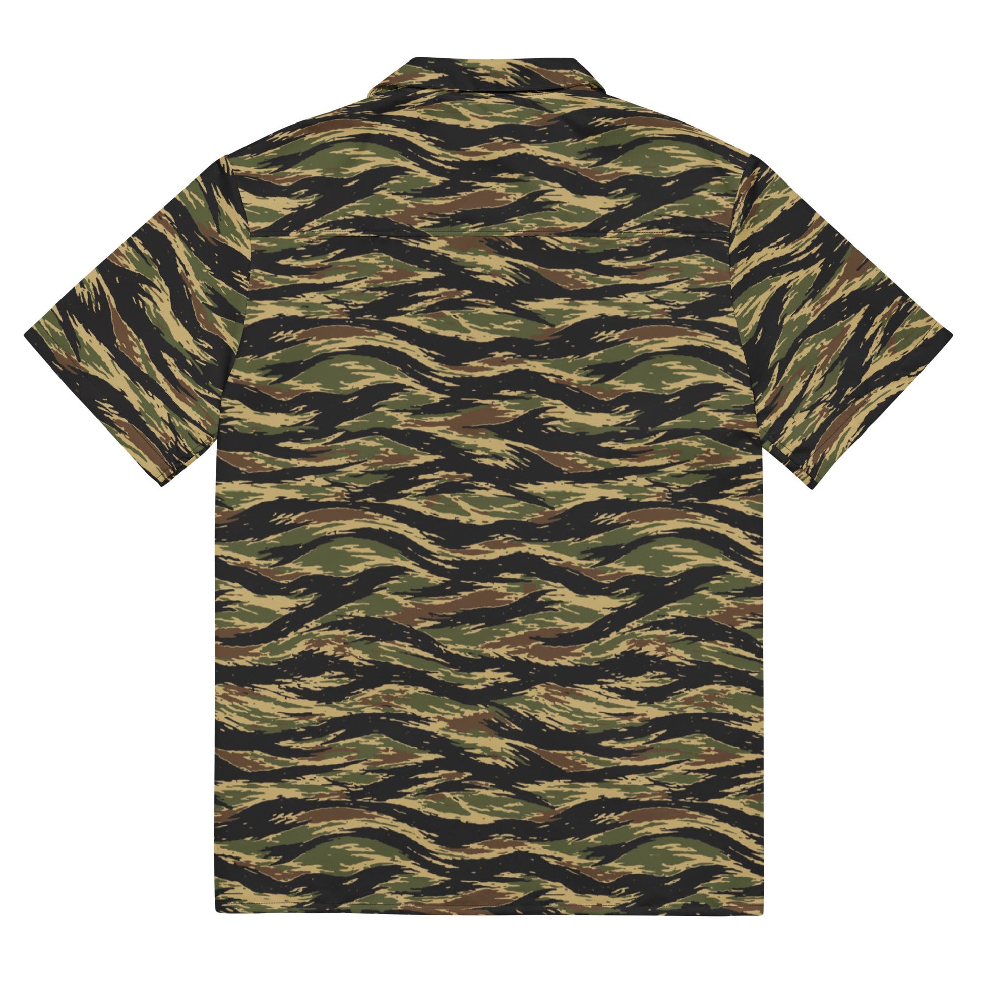 South Vietnamese Early War Tiger Stripe CAMO Unisex Short-Sleeve Button Shirt