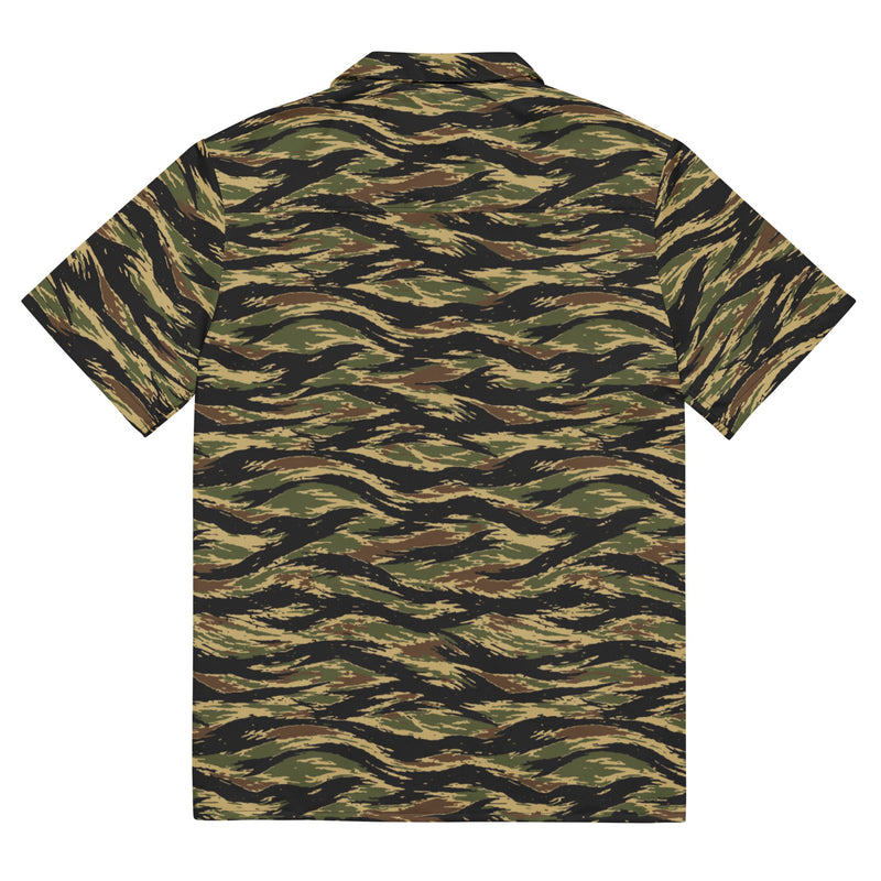 Tiger Stripe Early War CAMO Unisex Short-Sleeve Button Shirt - Button-Up