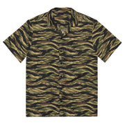 Tiger Stripe Early War CAMO Unisex Short-Sleeve Button Shirt - Button-Up