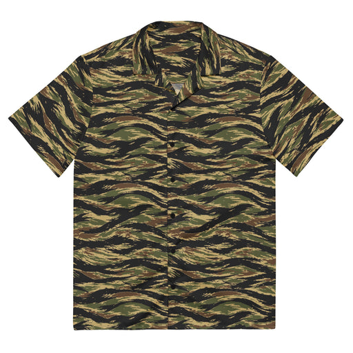 Tiger Stripe Early War CAMO Unisex Short-Sleeve Button Shirt - Button-Up