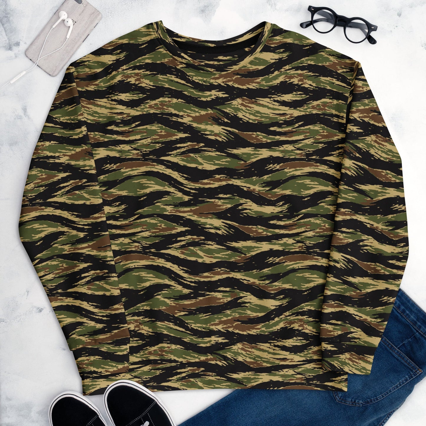 South Vietnamese Early War Tiger Stripe CAMO Unisex Sweatshirt