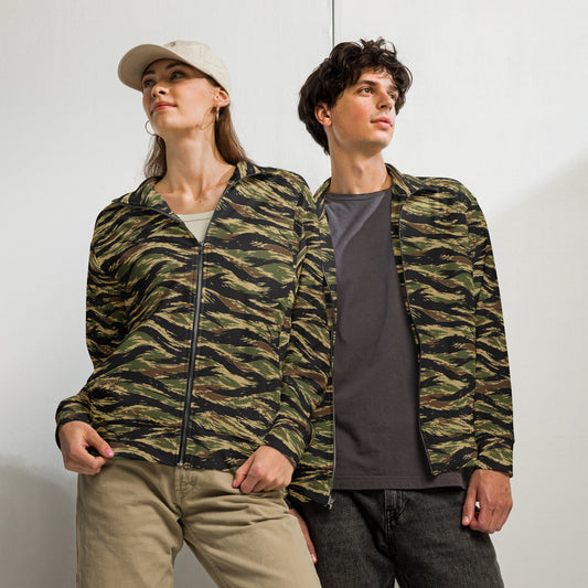 South Vietnamese Early War Tiger Stripe CAMO Unisex Track Jacket - 2XS