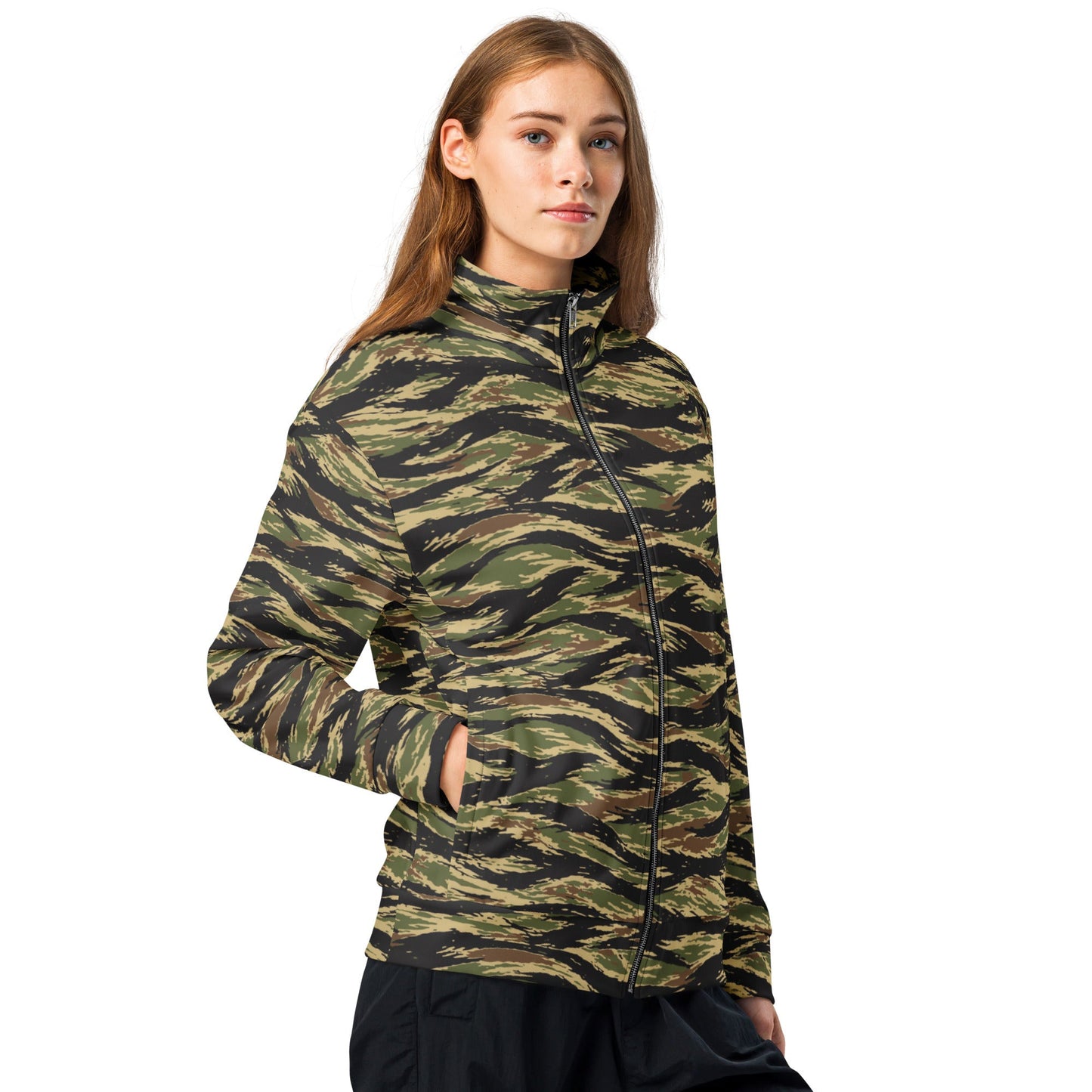 South Vietnamese Early War Tiger Stripe CAMO Unisex Track Jacket