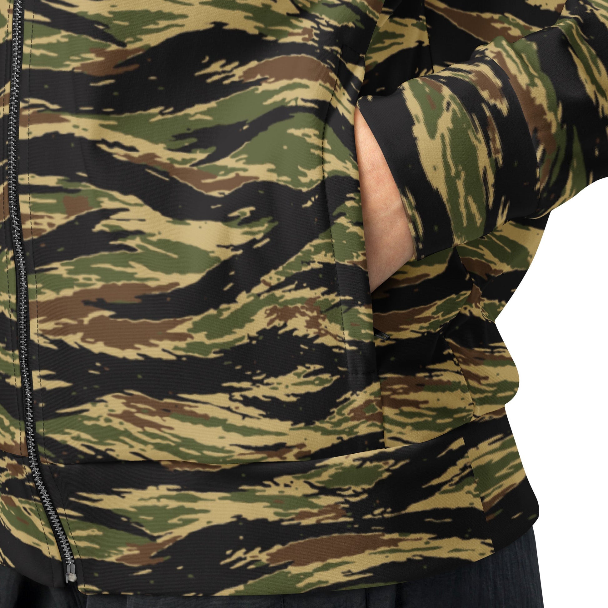 South Vietnamese Early War Tiger Stripe CAMO Unisex Track Jacket