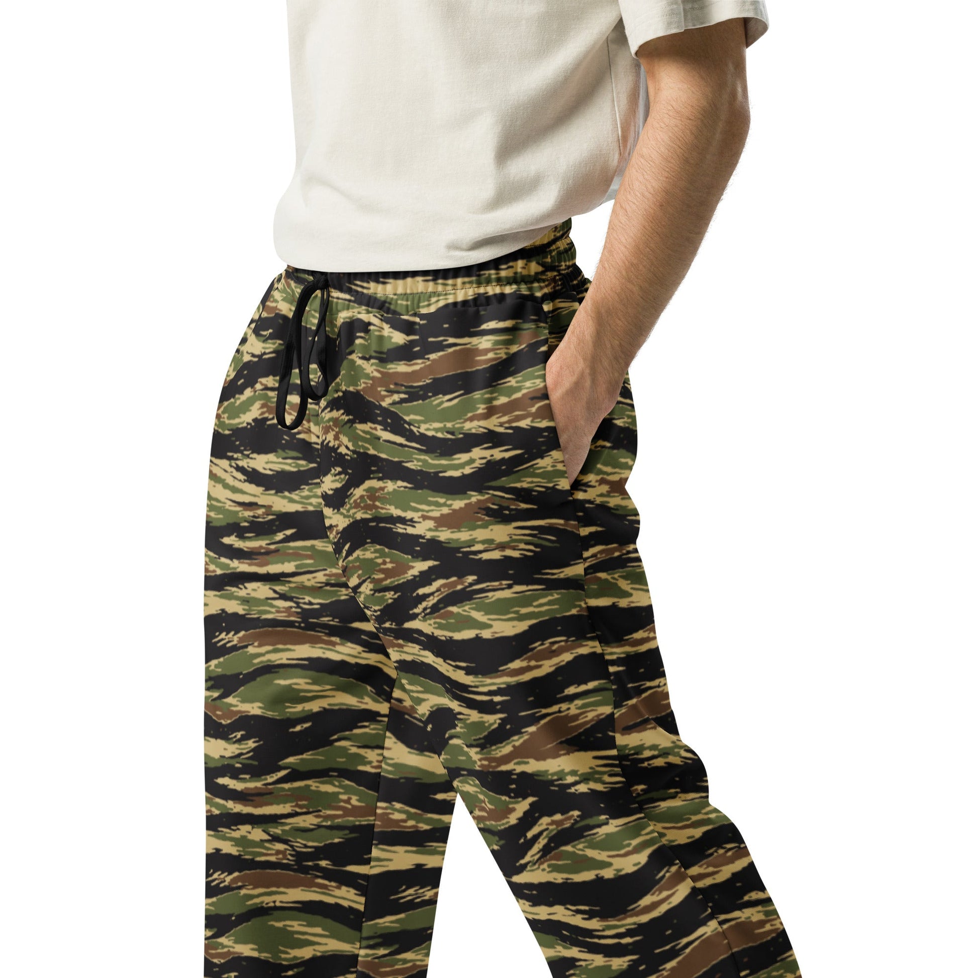 South Vietnamese Early War Tiger Stripe CAMO Unisex Wide-Leg Joggers